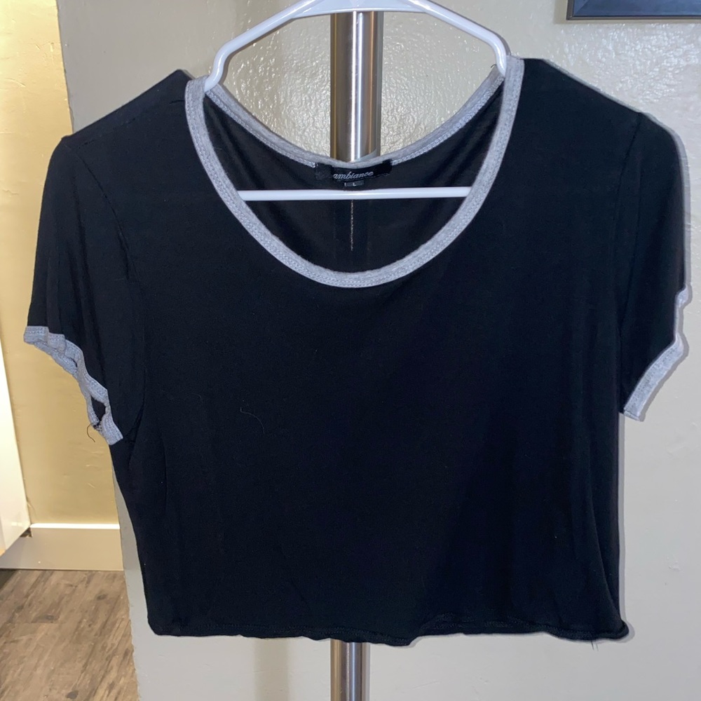 Black Crop Top